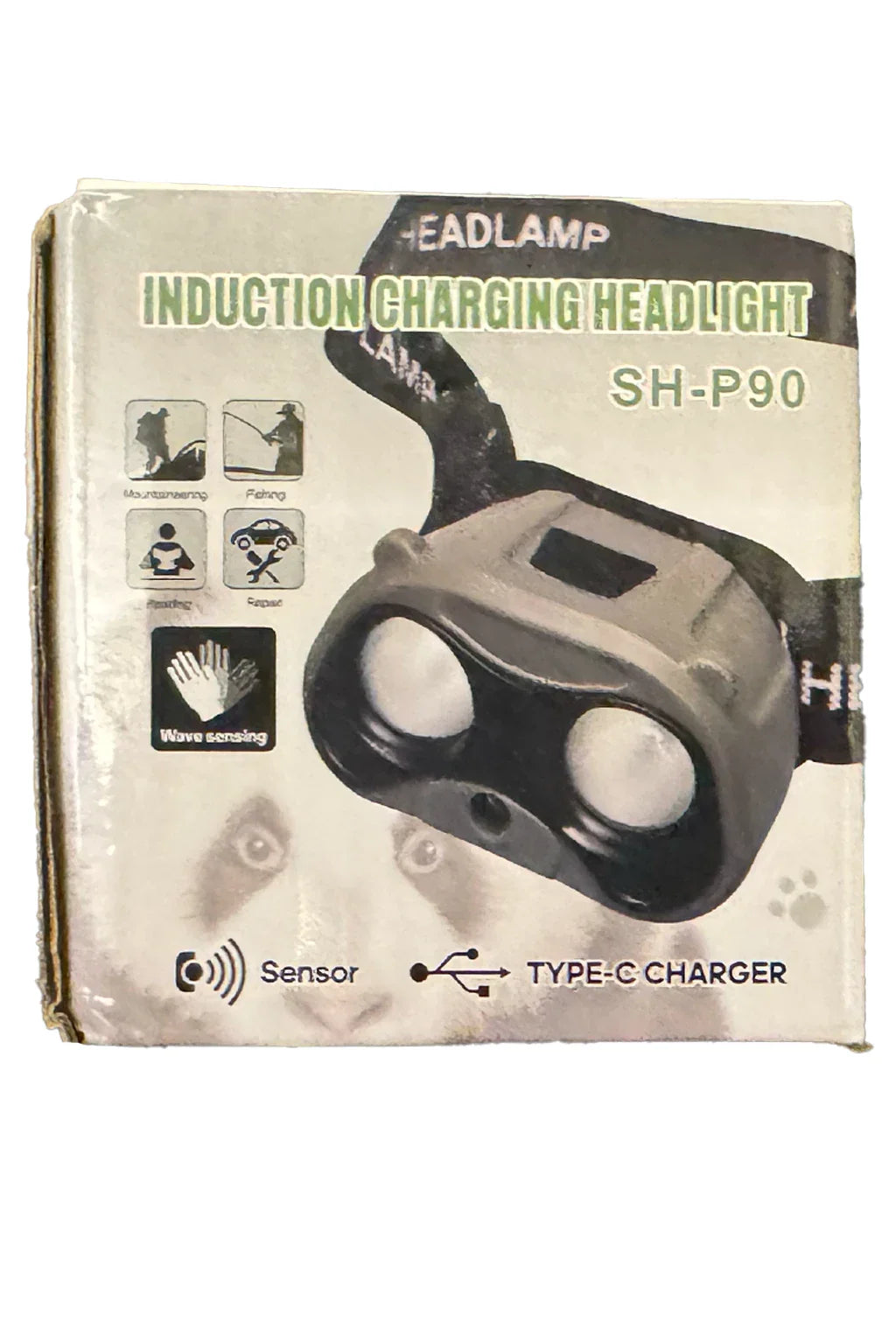 Rechargeable Wave Capting Headlight