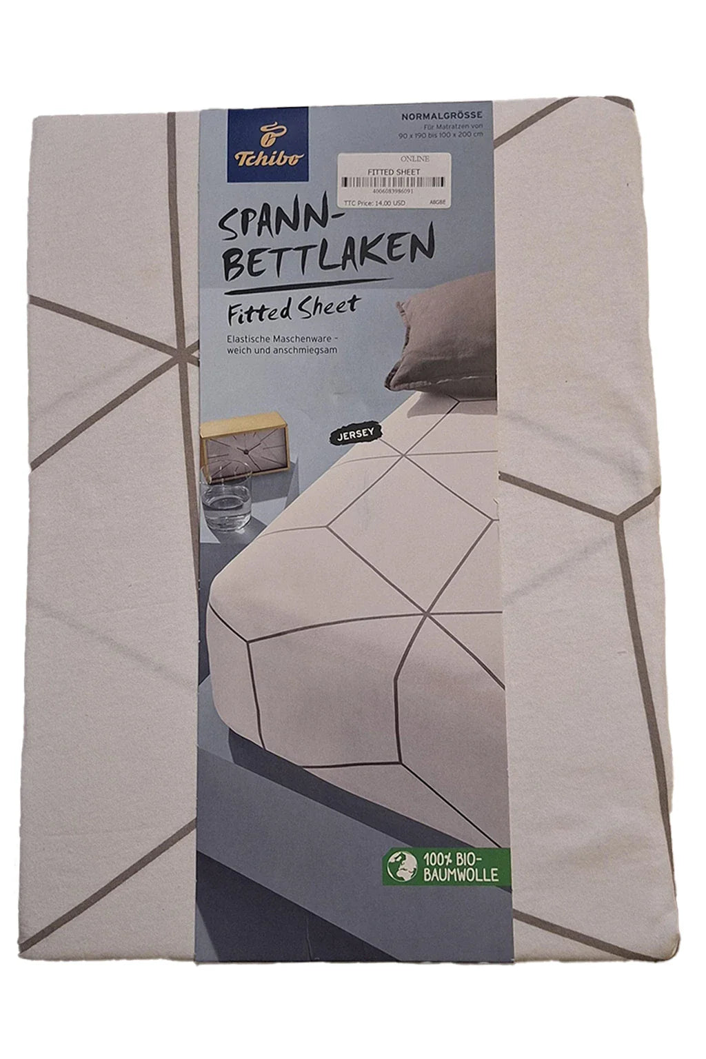Tchibo Fitted Sheet Made From Organic Cotton