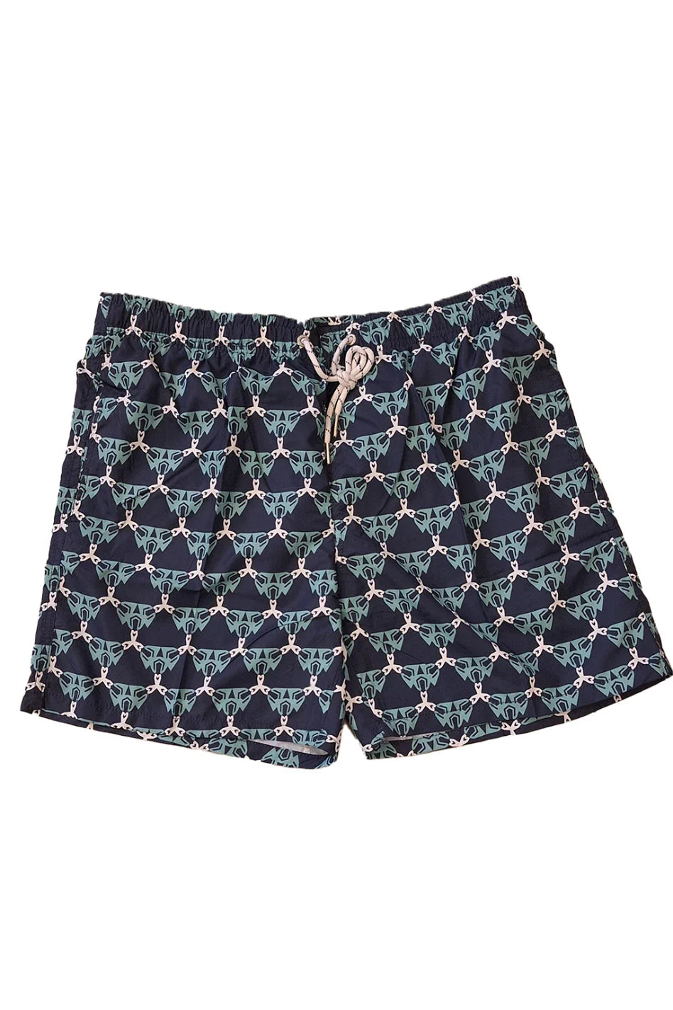 Giorgio Armani Swim Trunks With Jacquard Motif Beach Short