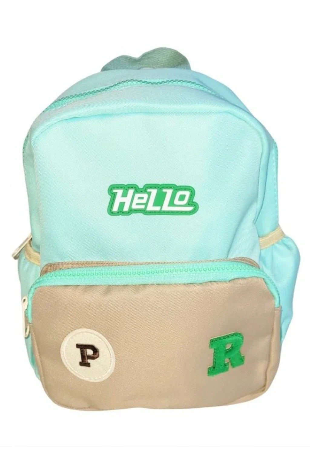 Hello Cute Cartoon Letter Printed Backpack For Kids Boys Girls