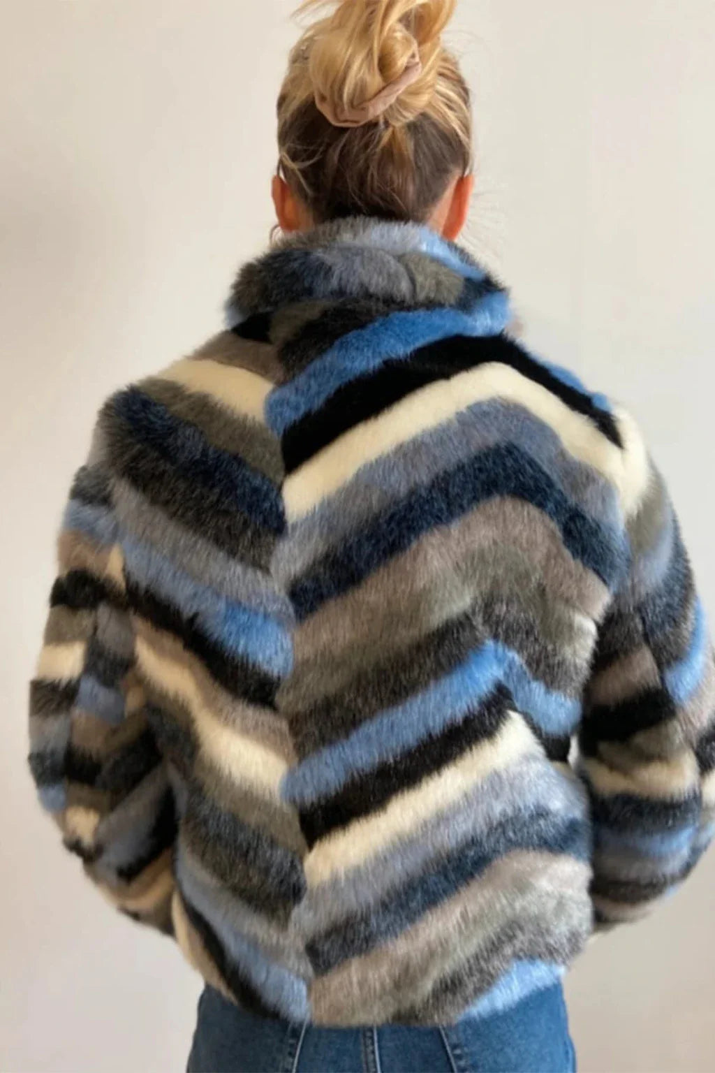 Karl Lagerfeld Faux Fur Coat For Women