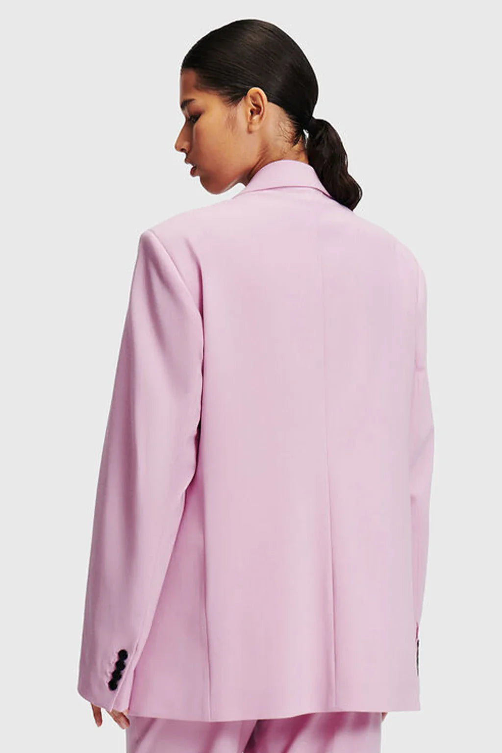 Karl Lagerfeld Brand Womens Pink Blazer 