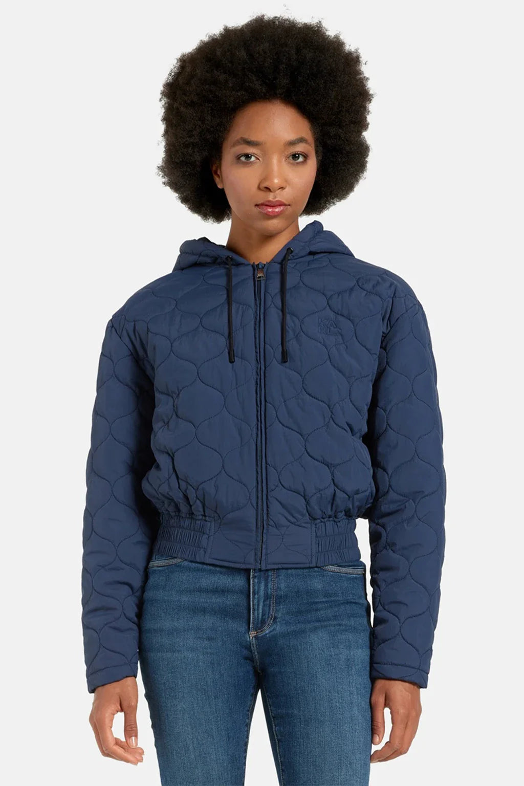 Karl Lagerfeld Quilted Hooded Jacket