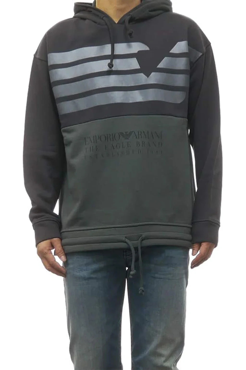 Emporio Armani Mens Pullover Hoodie