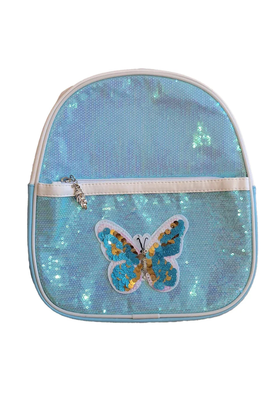 Girls Children Cute Butterfly Sequins Bestie Mini Backpack