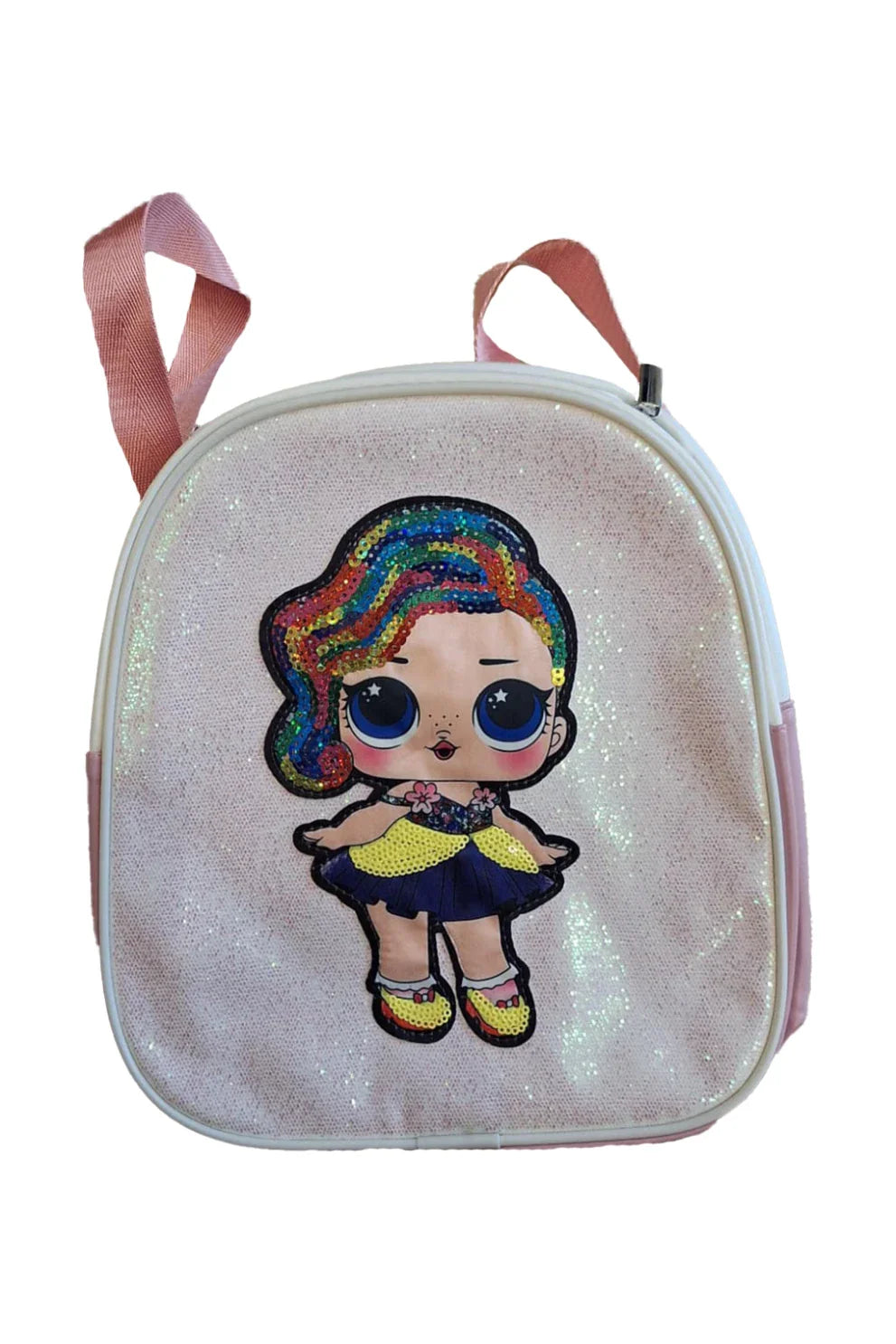Led Light For Girls Doll Design Shiny Fancy Backpack