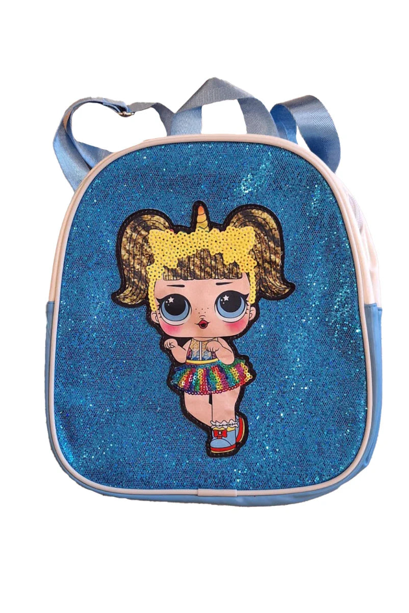 Girls Cute Sequin Glitter School Backpack Mini Bags
