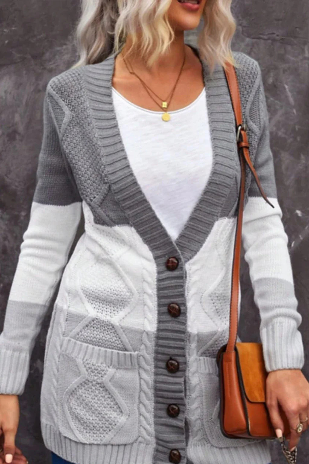 Long Sleeve Sweater Knitted Cardigan 