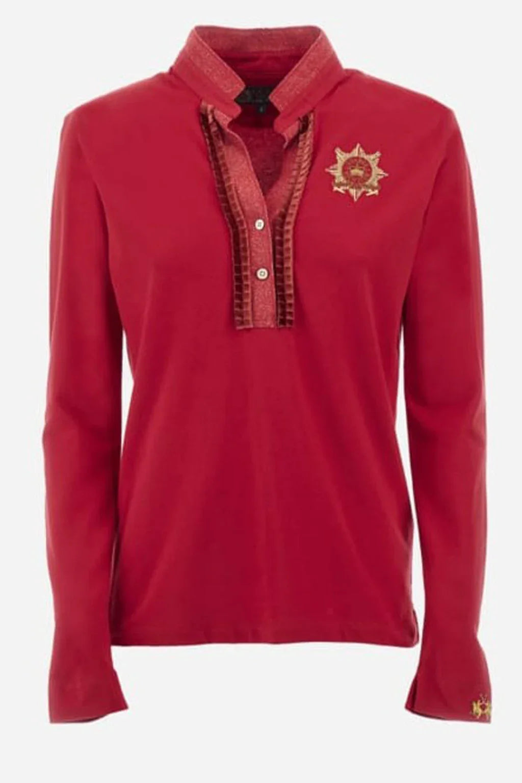 La Martina Women Stretch Polo Sweatshirt 