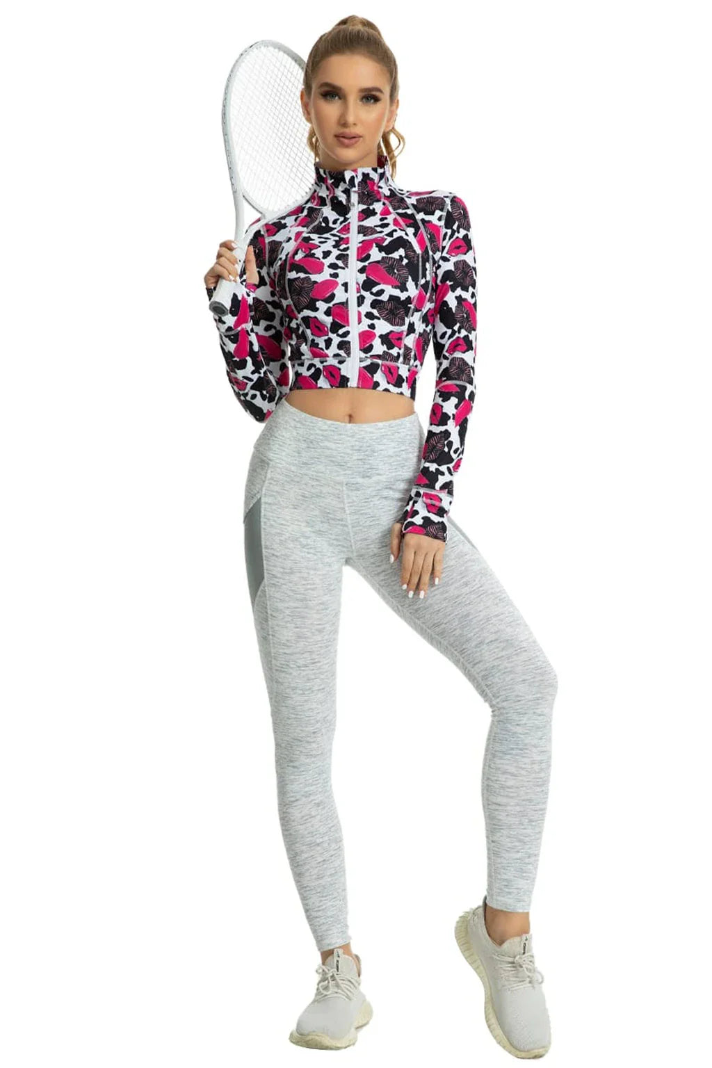Queenieke Slim Fit Plastic Cropped Sport Jacket