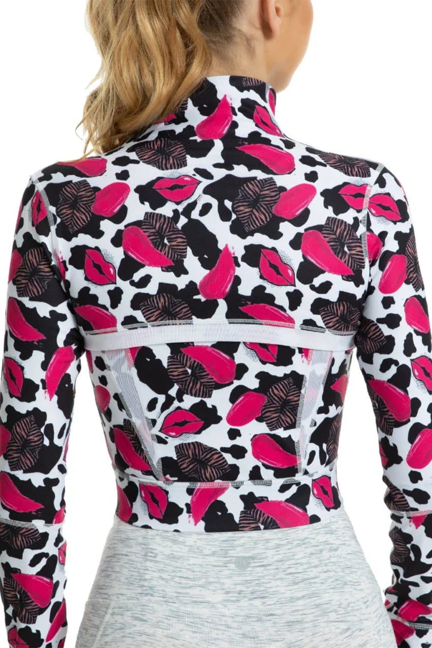 Queenieke Slim Fit Plastic Cropped Sport Jacket