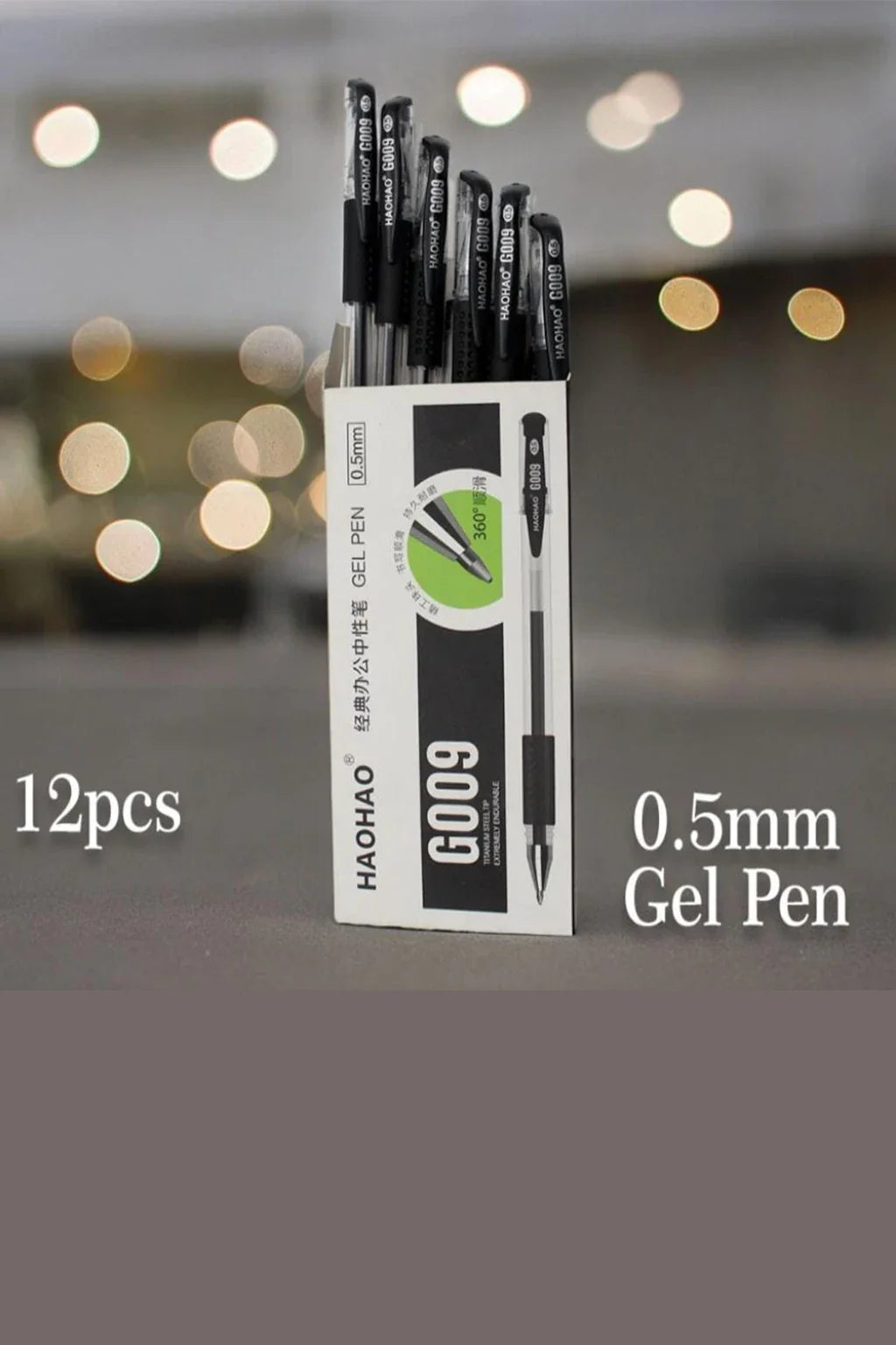 Haohao G009 Box Gel Ink Pen 12 Pcs