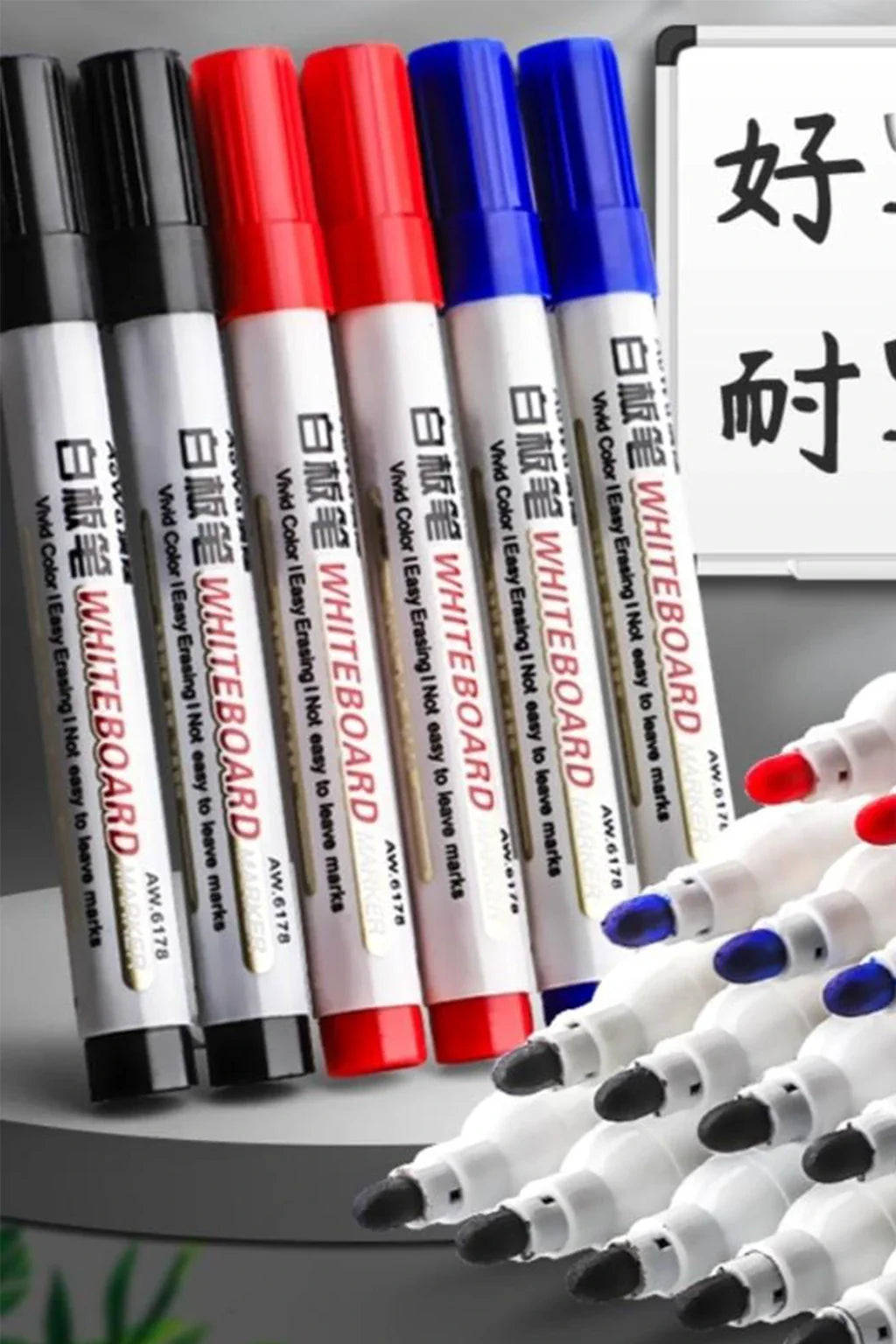 Aichao BC-1006 Whiteboard Markers Set Containing 10 Markers