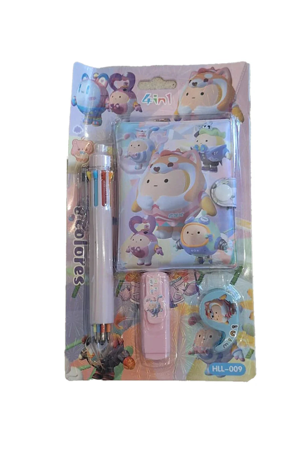Cute Dairy Book Eggy Party Merchandise 4 In 1 Set