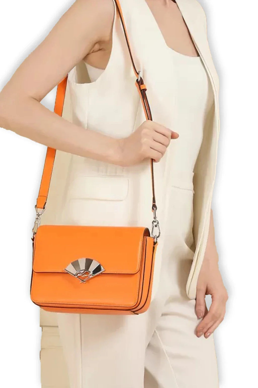 K/signature Fan Md Crossbody