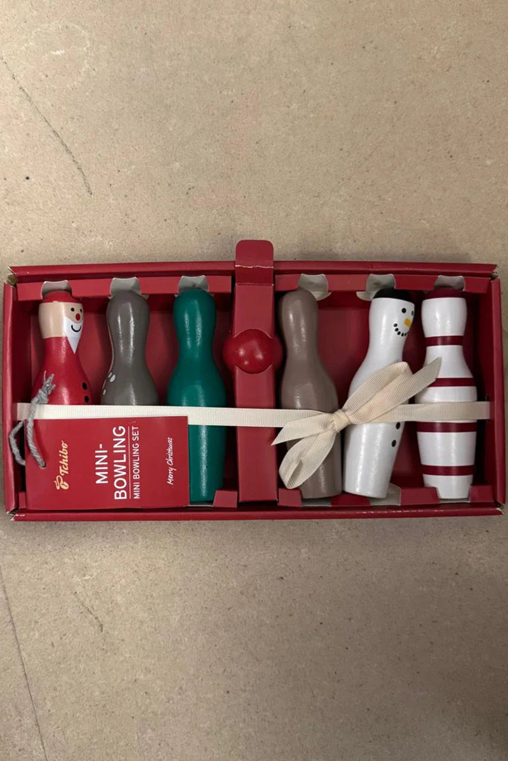 Tchibo Mini Bowling Set Merry Christmas