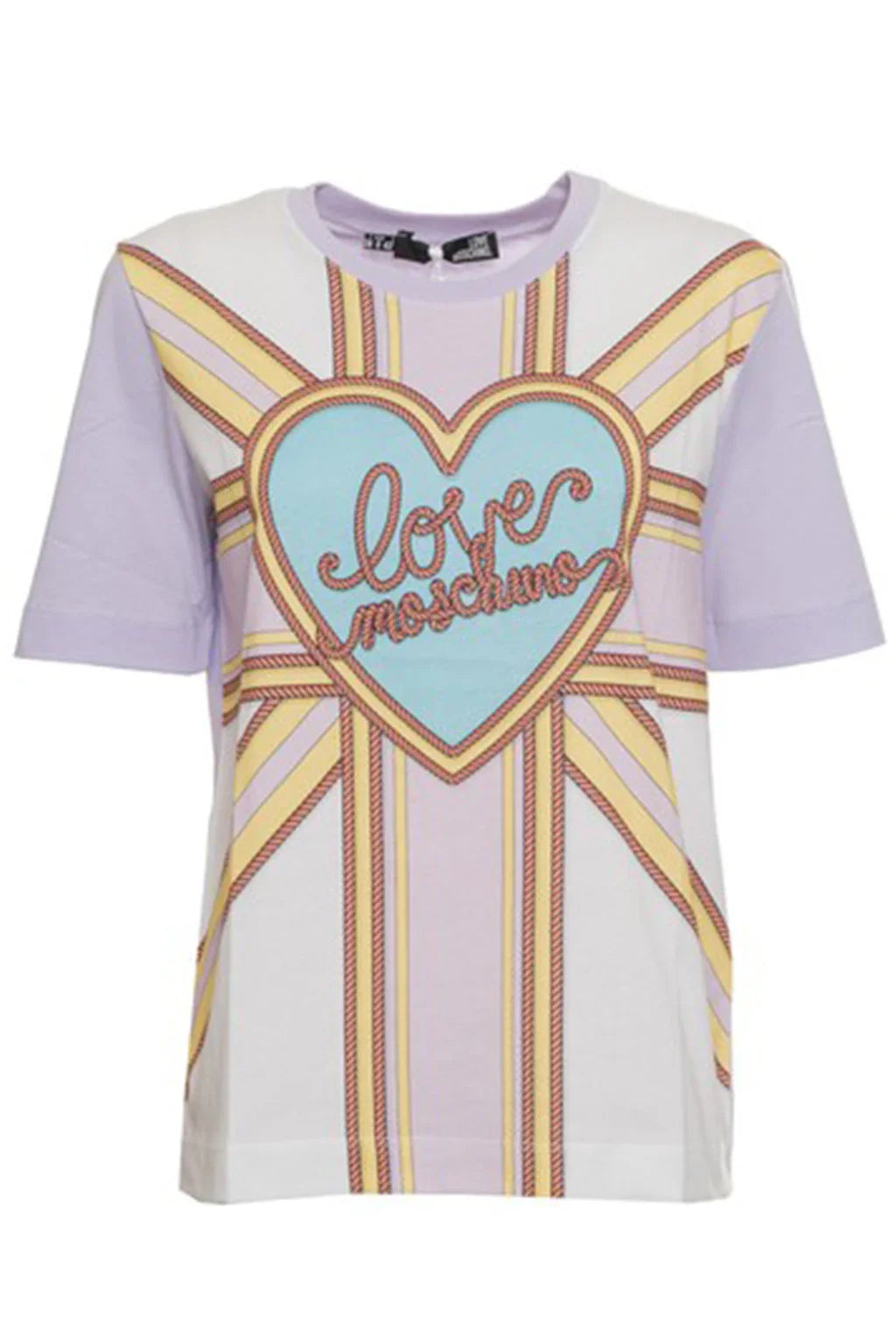 Love Moschino Cords Blue Heart T-Shirt