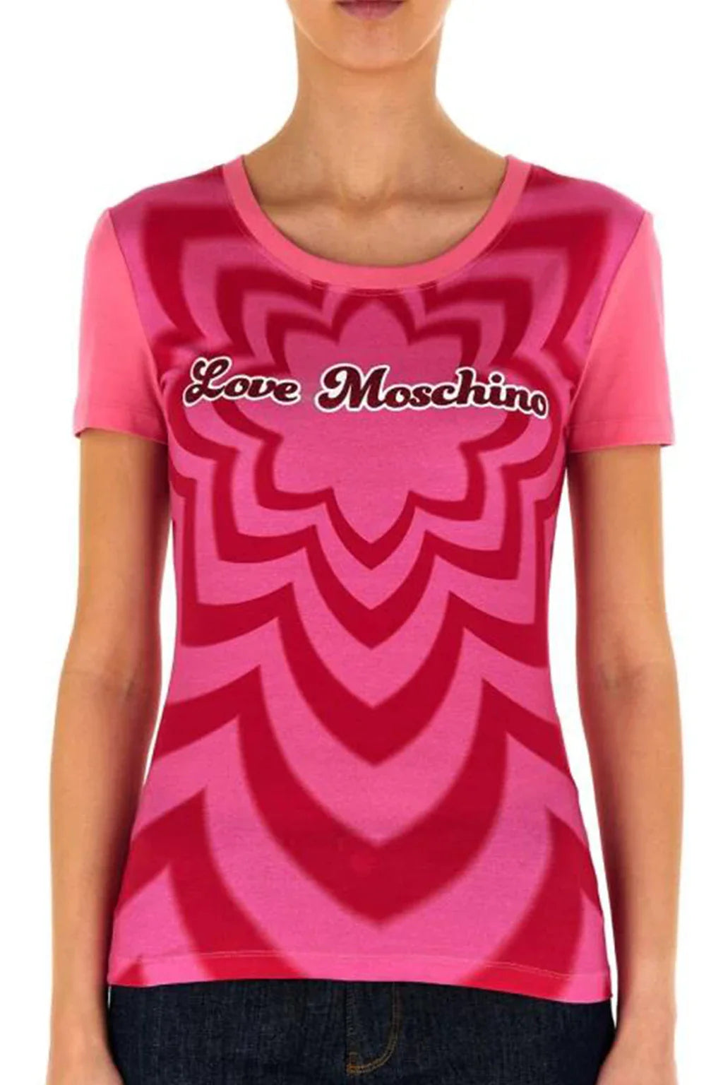 Love Moschino Italic Title T-Shirt