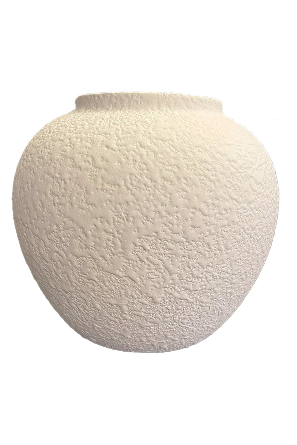Fogstone White Vessel Vase