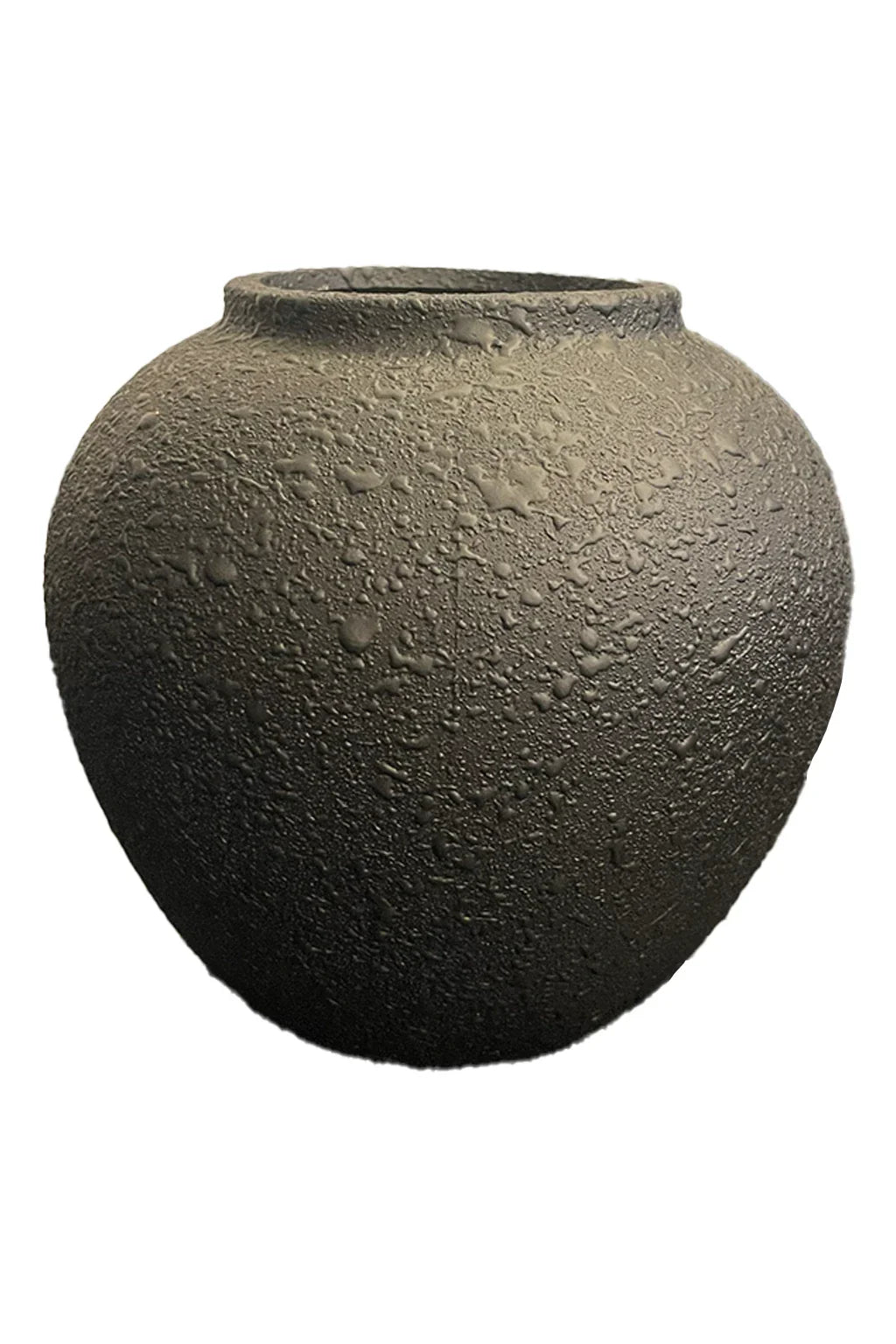 Fogstone Black Vessel Vase