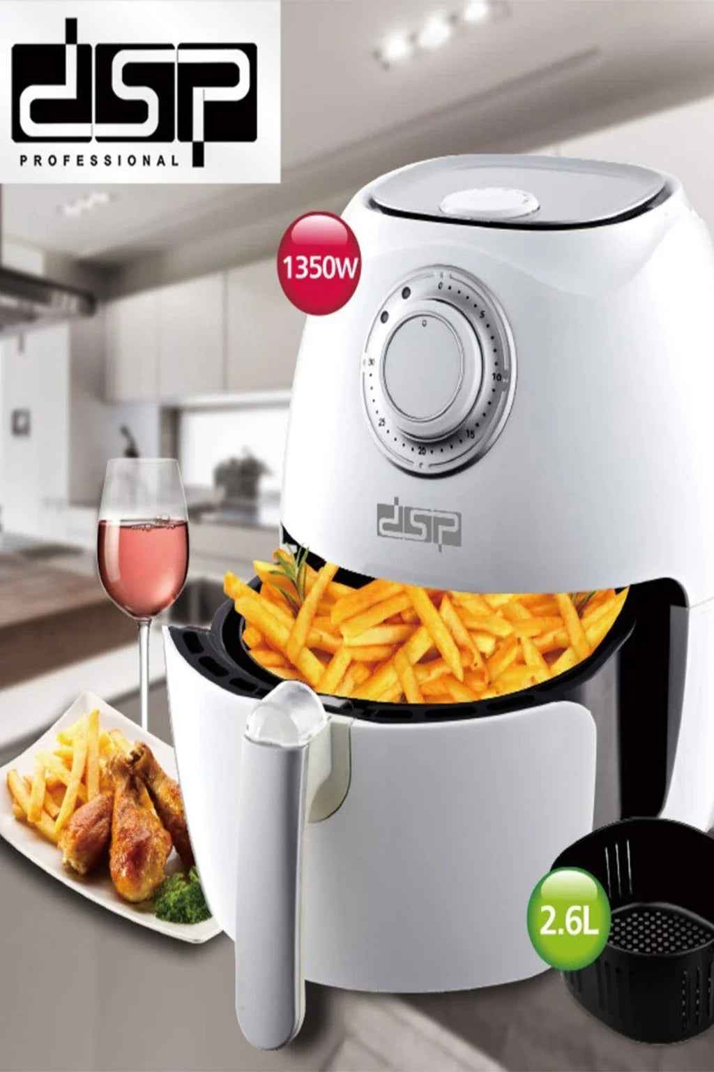 Dsp Homestyle Large Air Fryer