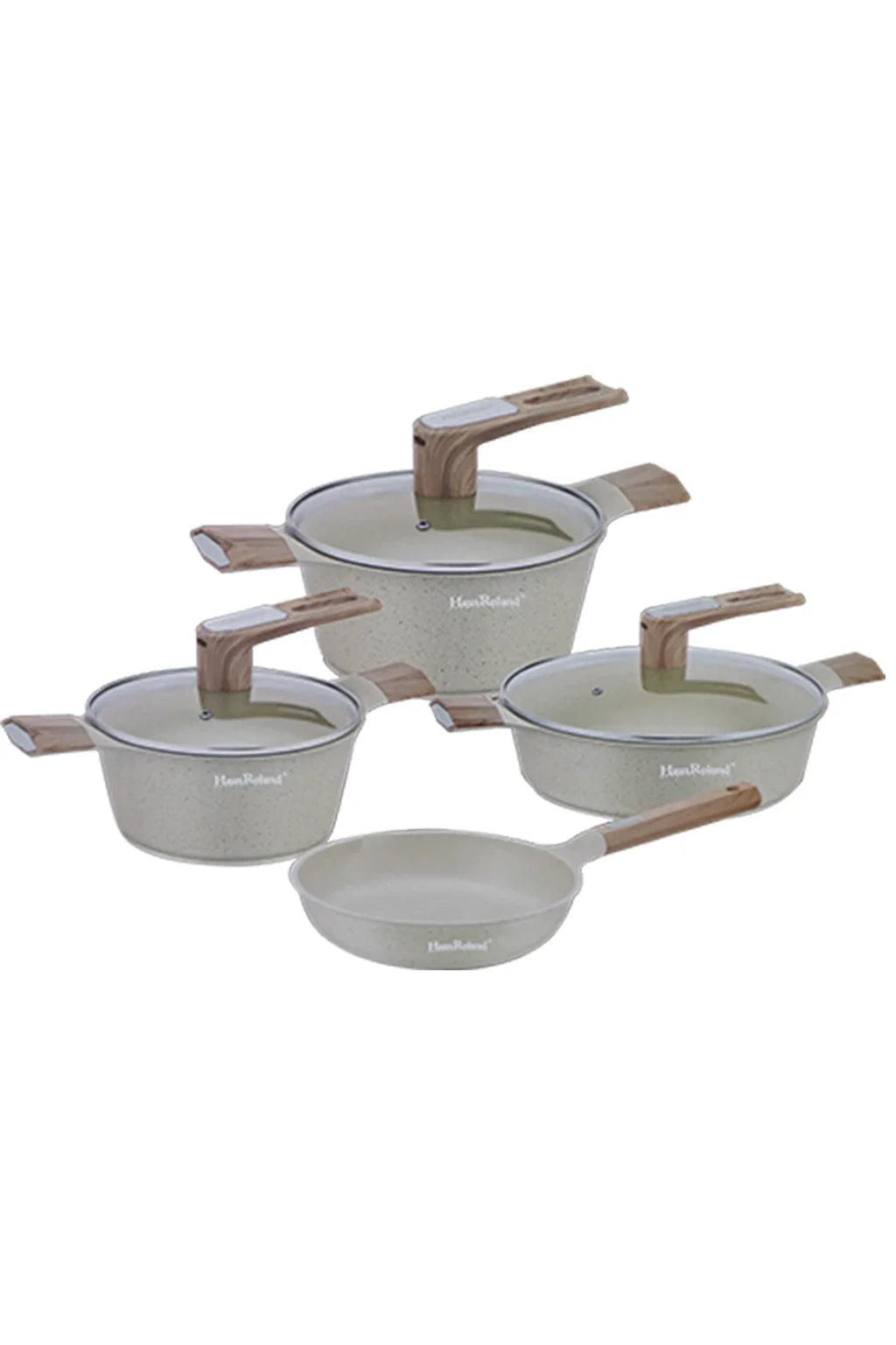 Set Of 7pcs Alum Cookware Set German