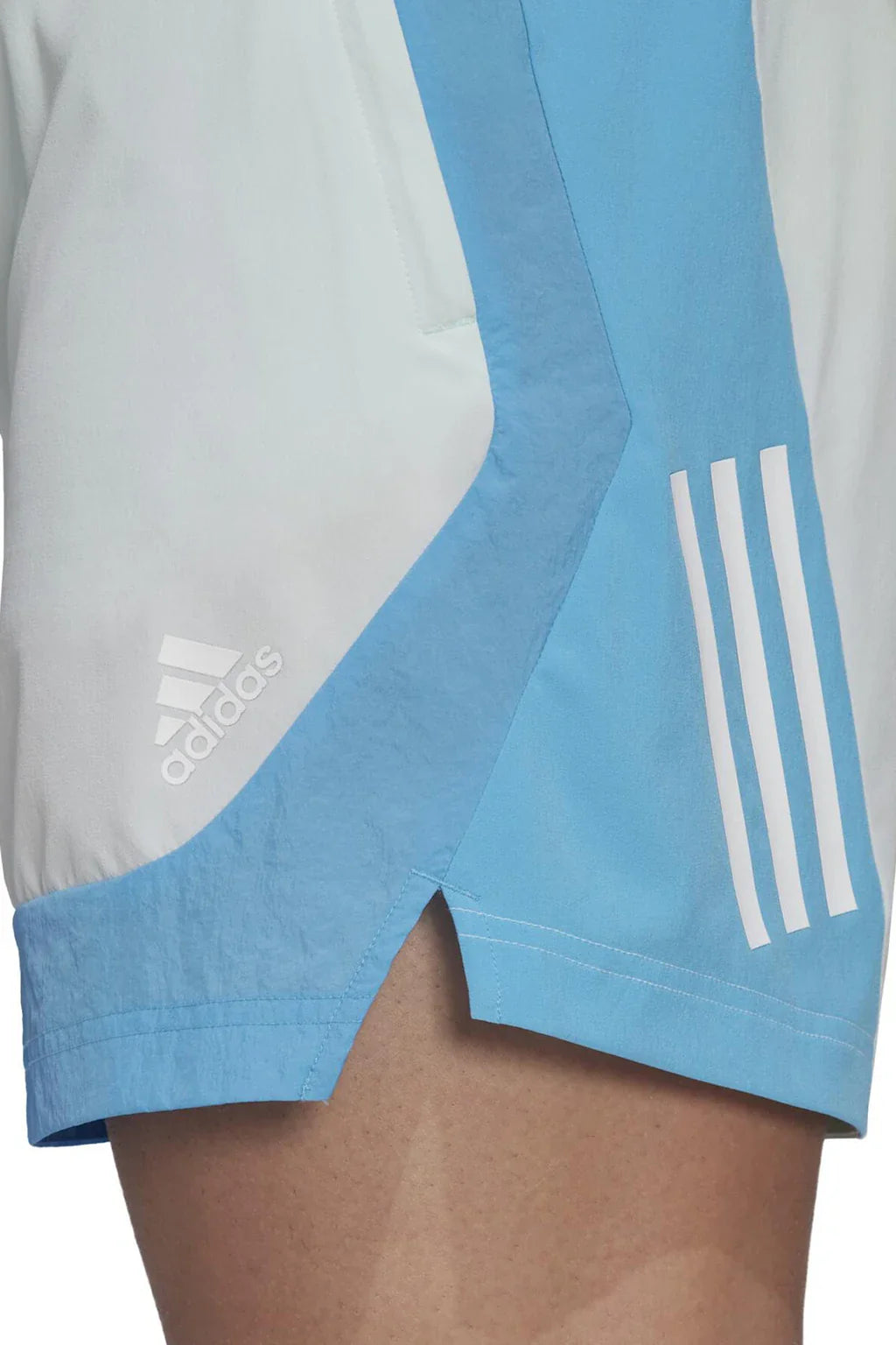 Adidas Aqua Blue Color Short Polyester