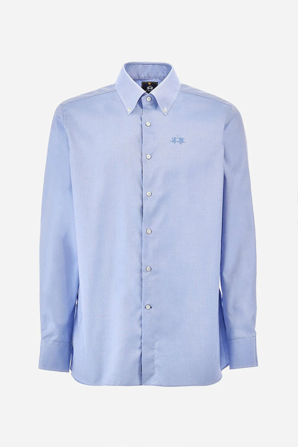 La Martina Men Shirt Long Sleeve Wrinkle