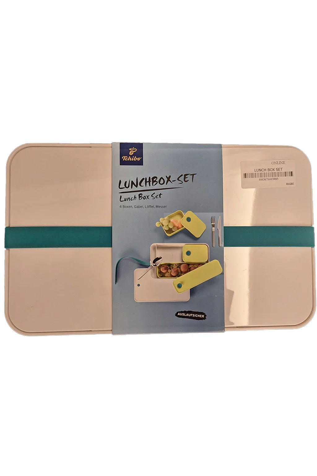 Tchibo Eco-Friendly Lunch Box for Food Storage Four Pieces