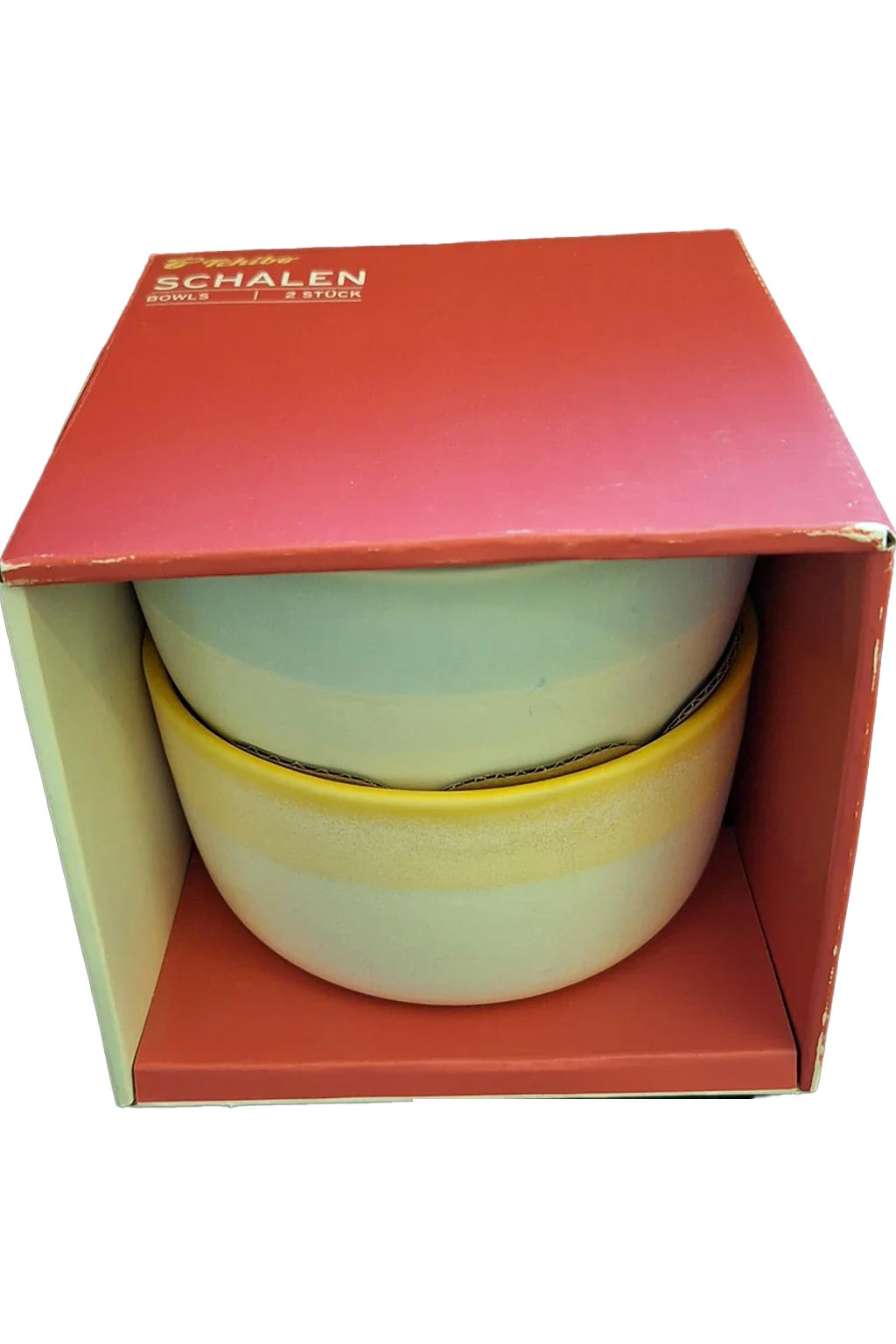 Tchibo Set Of Two Ceramic Bowls From The Buddha Bowls