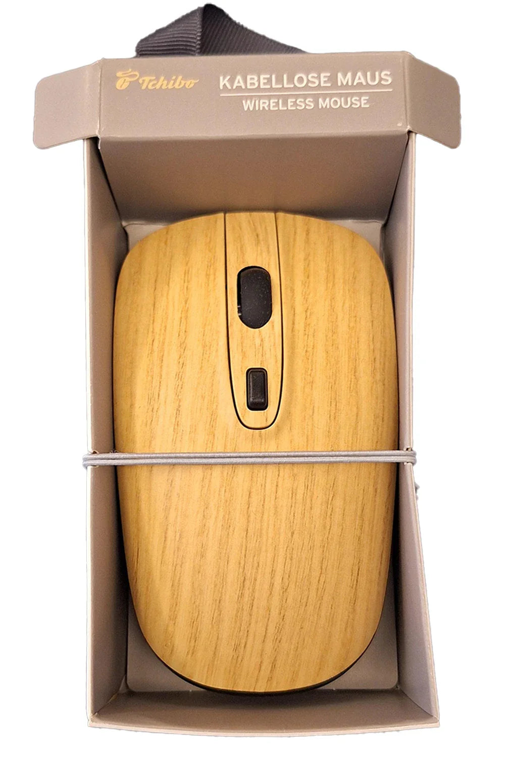 Tchibo Wireless Mouse Wood-Look Design