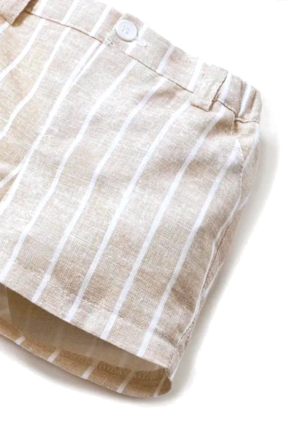 Mayoral Beige And White Straps Short