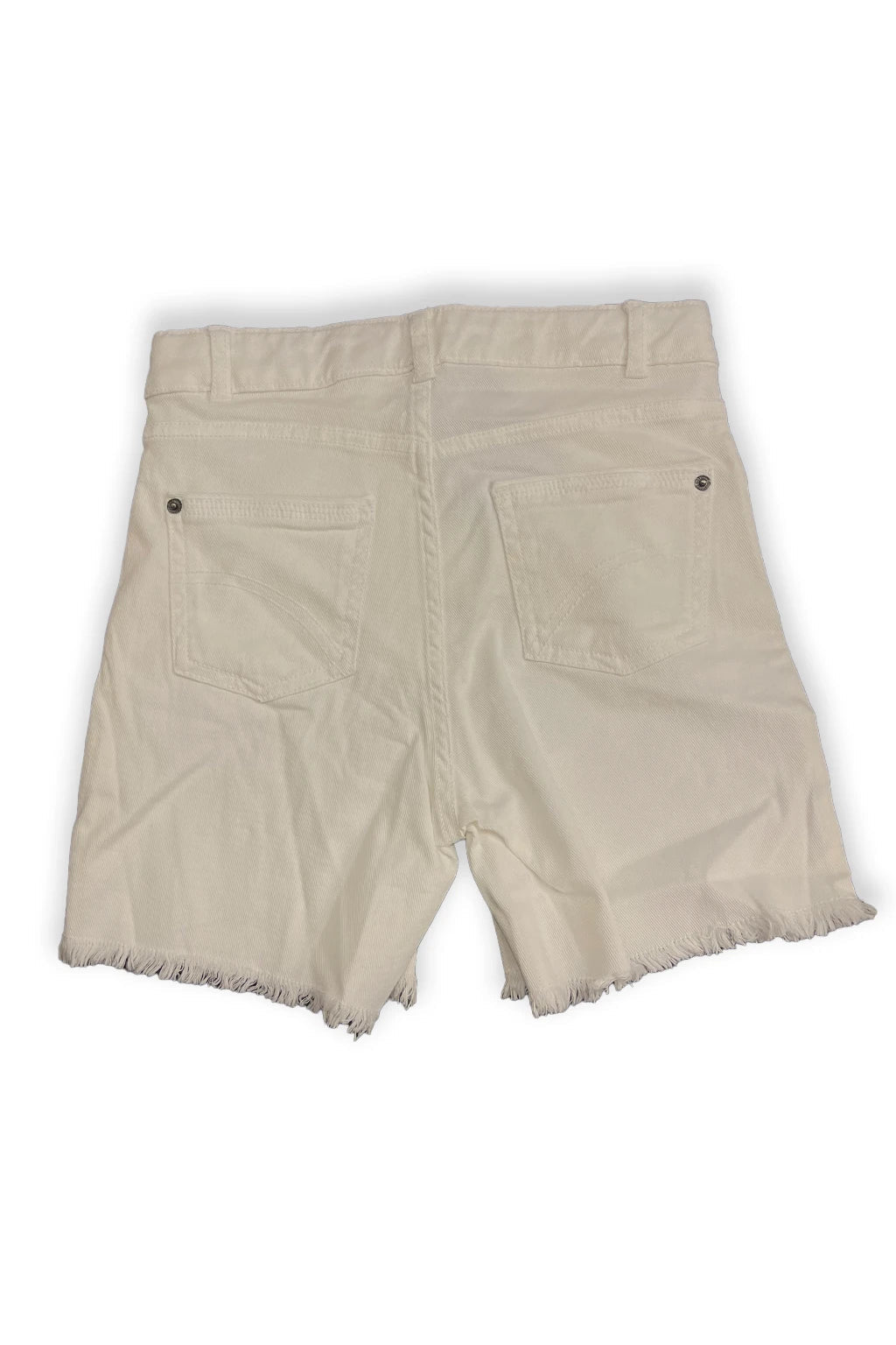 Mayoral White Denim Twill Shorts