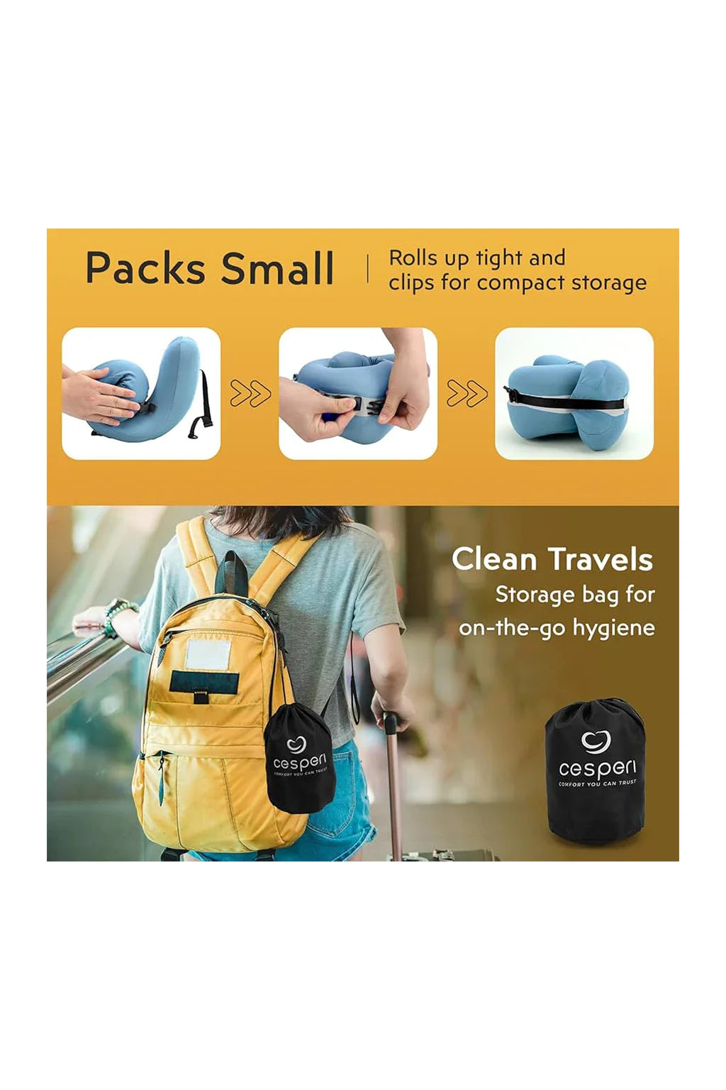 Almohada De Viaje Travel Pillow
