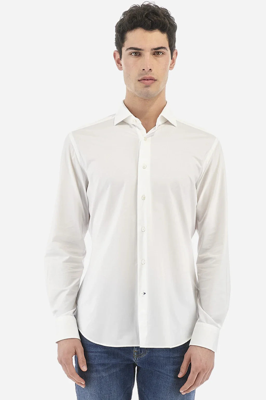 La Martina Men Shirt Long Sleeve Wrinkle