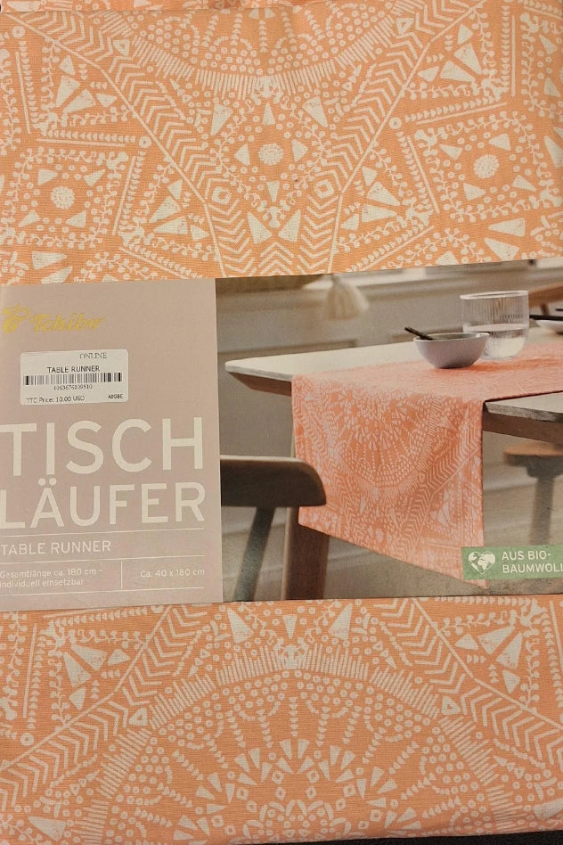 Tchibo Table Runner In A Vintage Print Style 