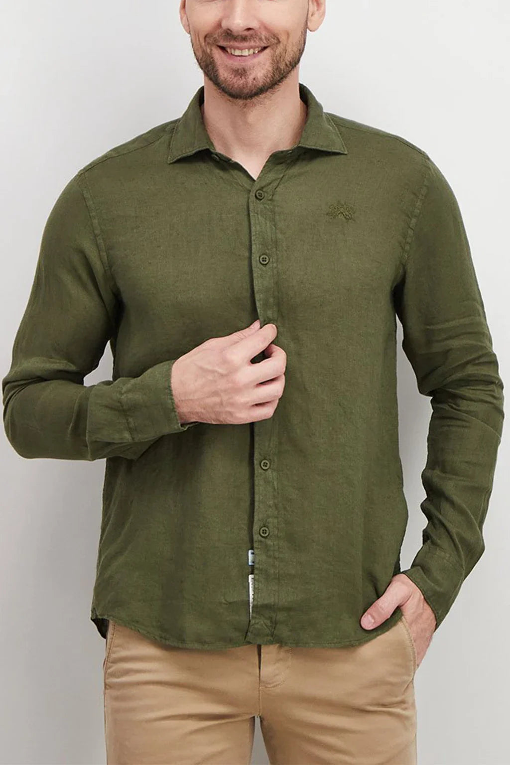 La Martina Shirt Light Linen