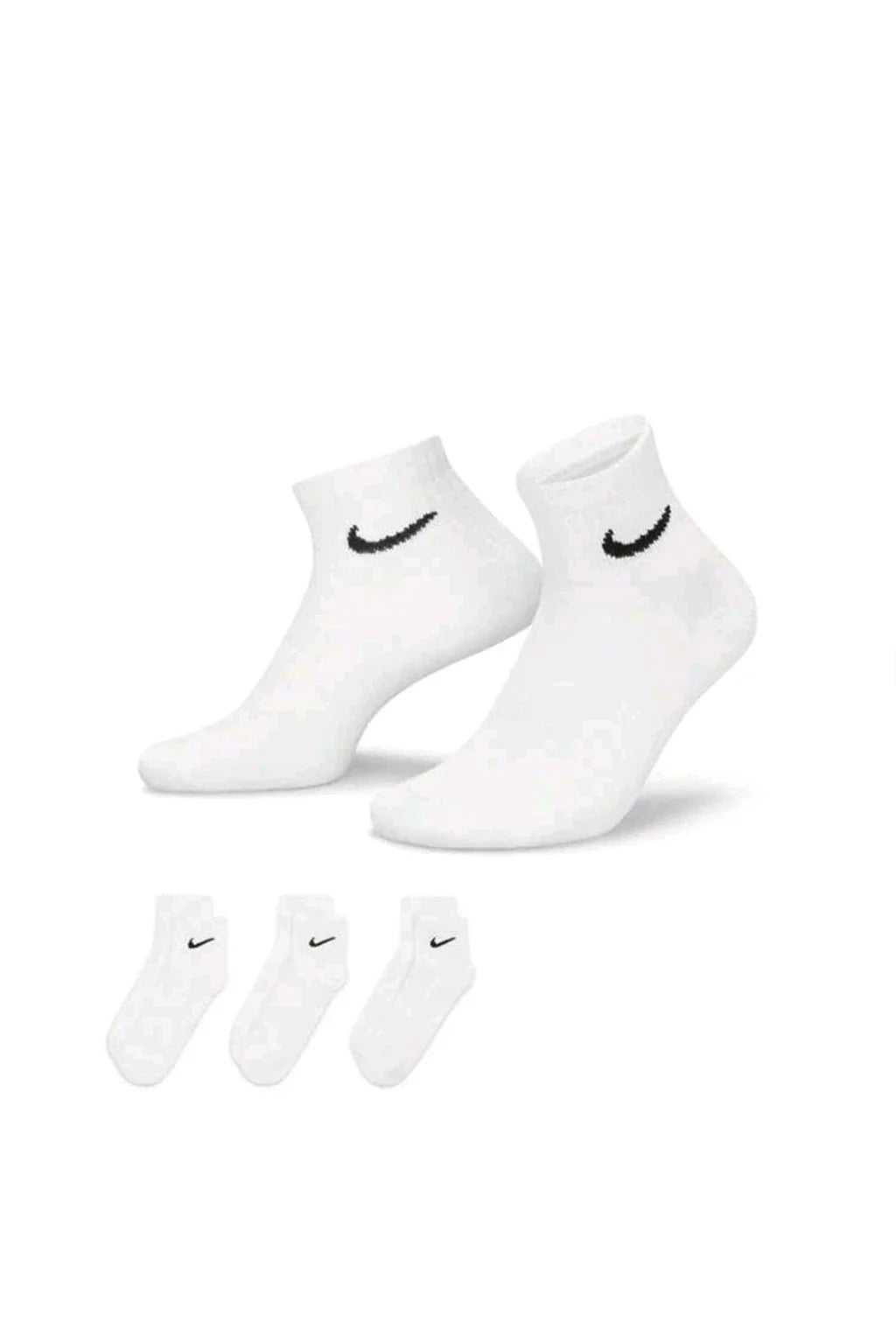 Nike Unisex Everyday LTWT ANKLE 3 Pair Sports Socks