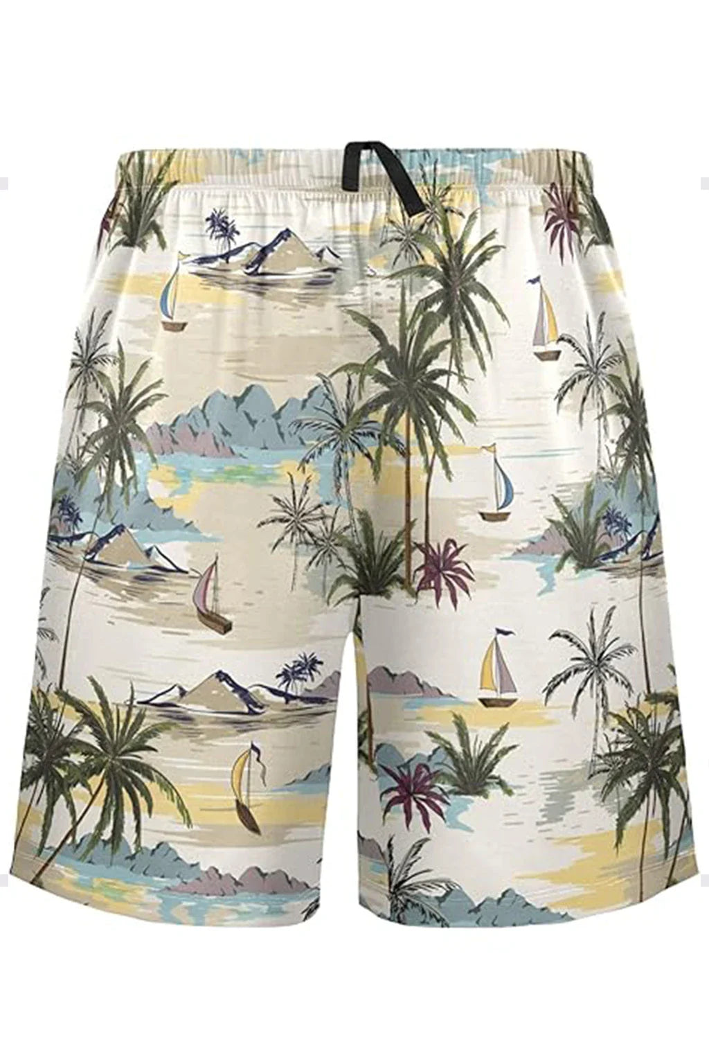 Vintage Tropical Mens Swim Trunks Beach Short