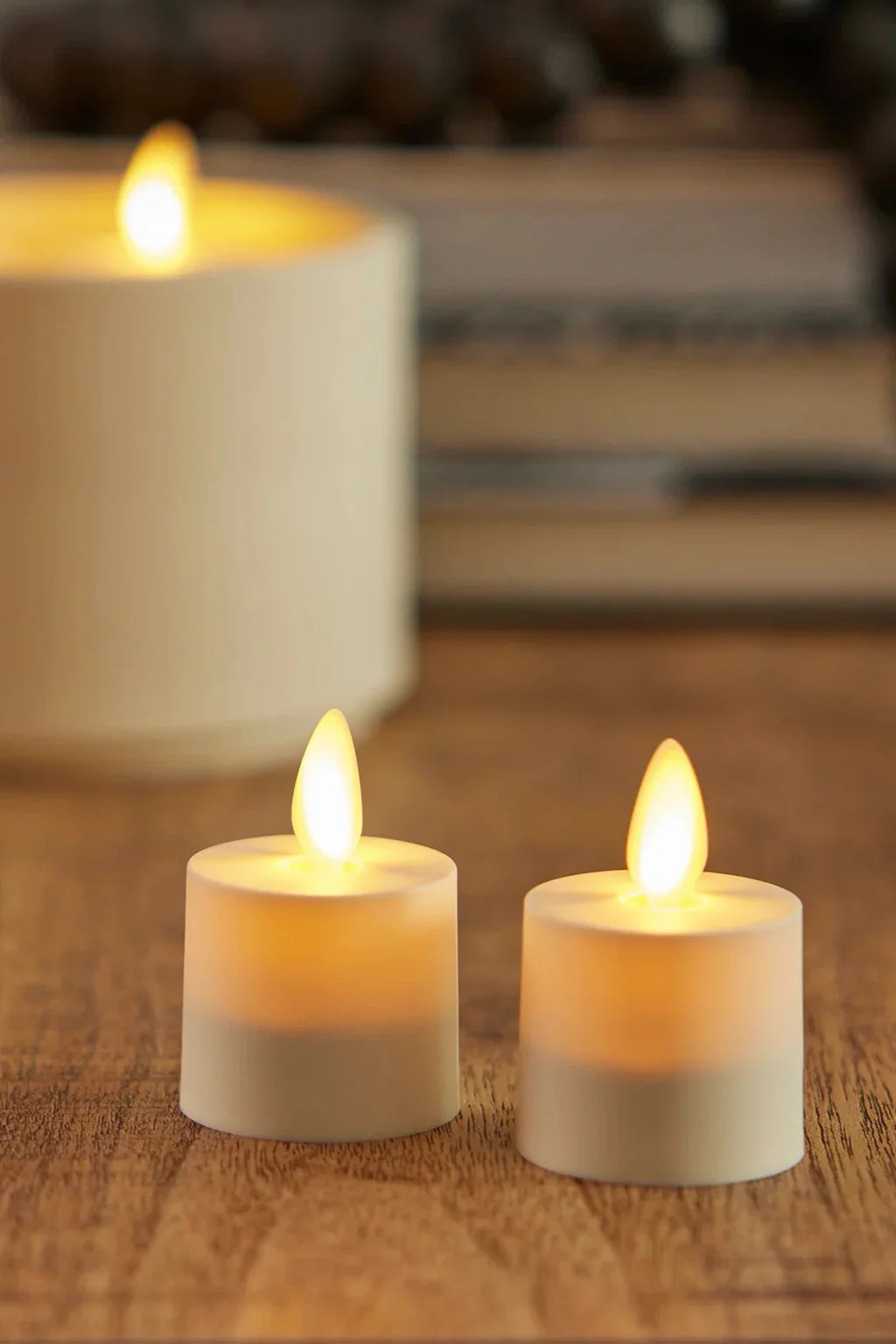Tchibo Real Wax Led Tea Light To Mimic The Appearance