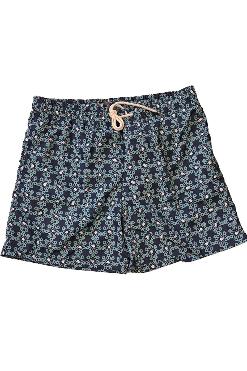 Old Navy Lobster Swim Trunks White Star Beach Short