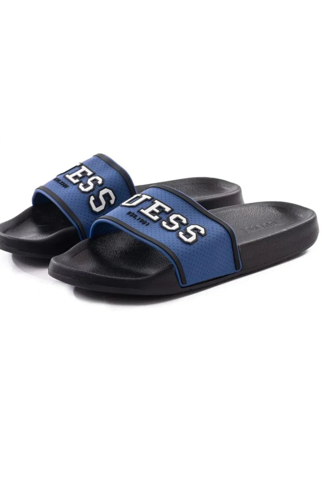 Guess Me Factory Mens Logo Slides Slipper 