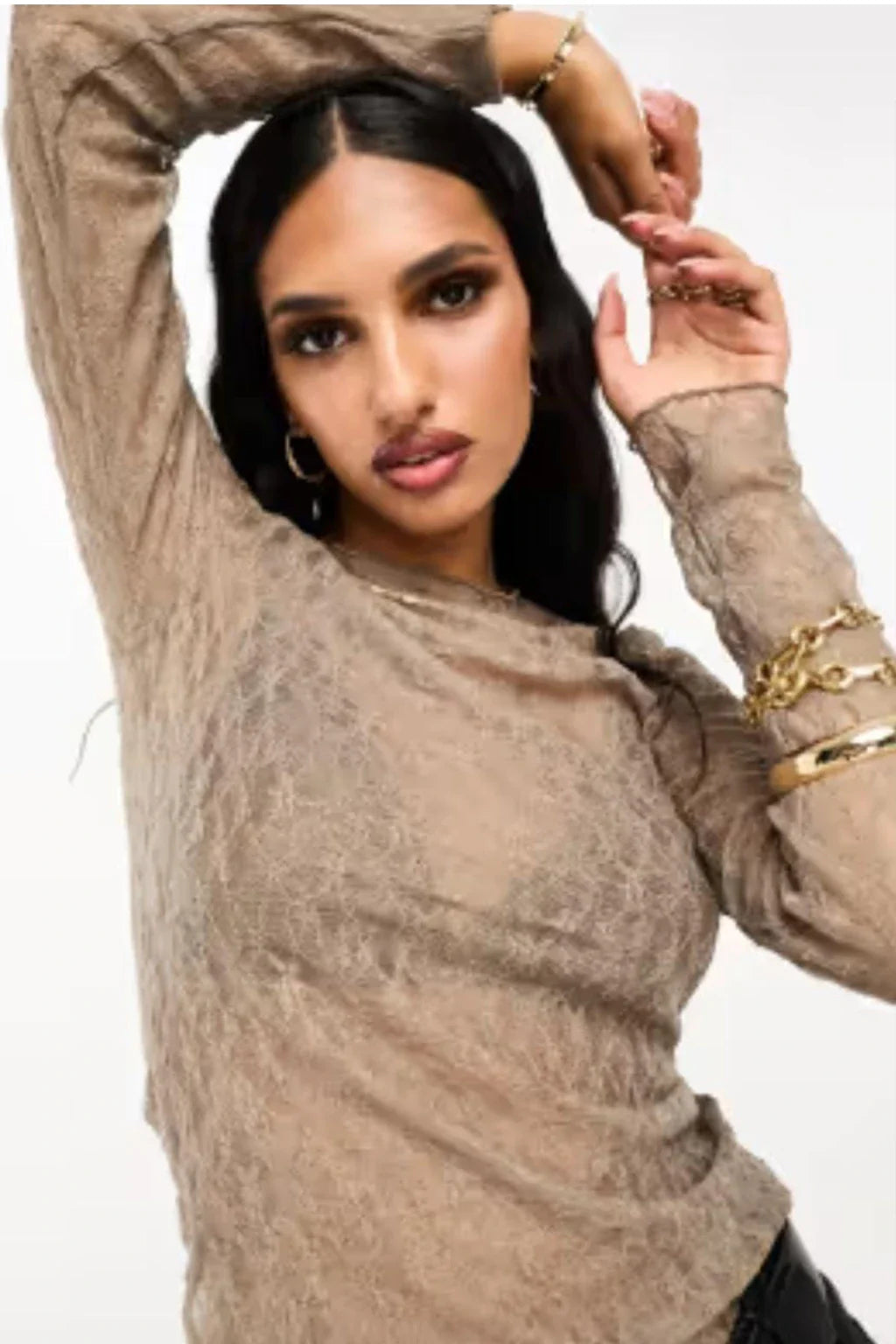 AnnaRita N See Through Blouse