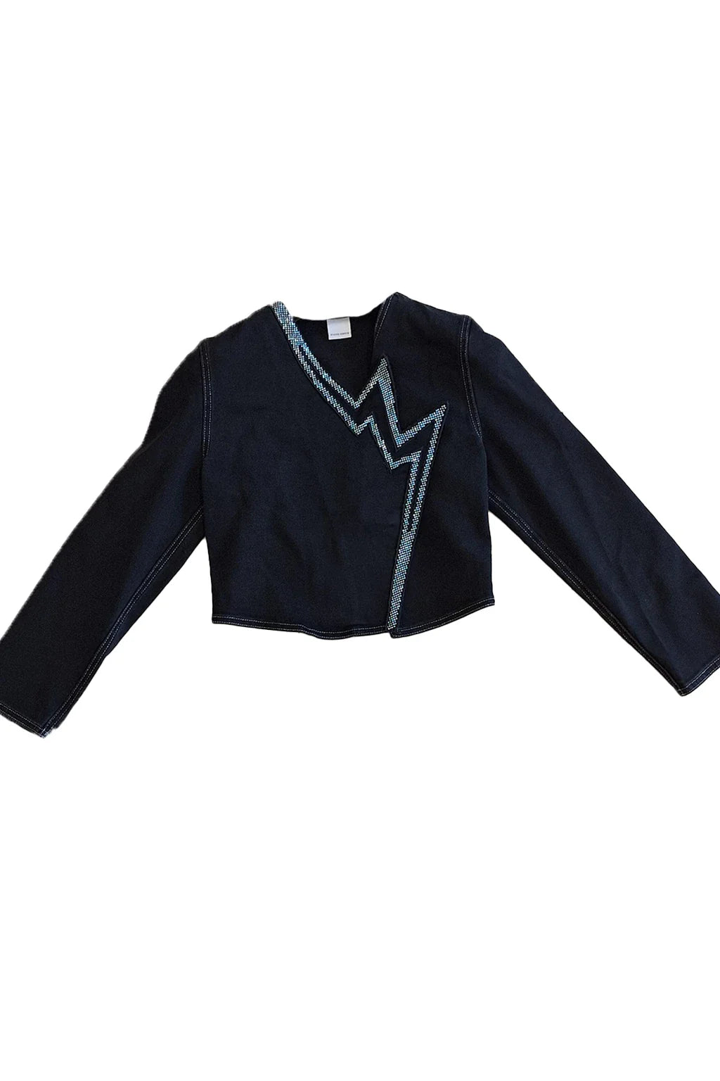 Pinko Denim Flash Diamond Logo Jacket