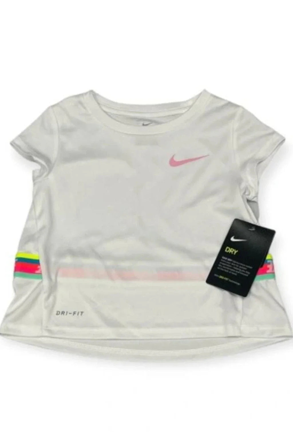 Nike Girls Dri Fit Pink Glow T-Shirt 