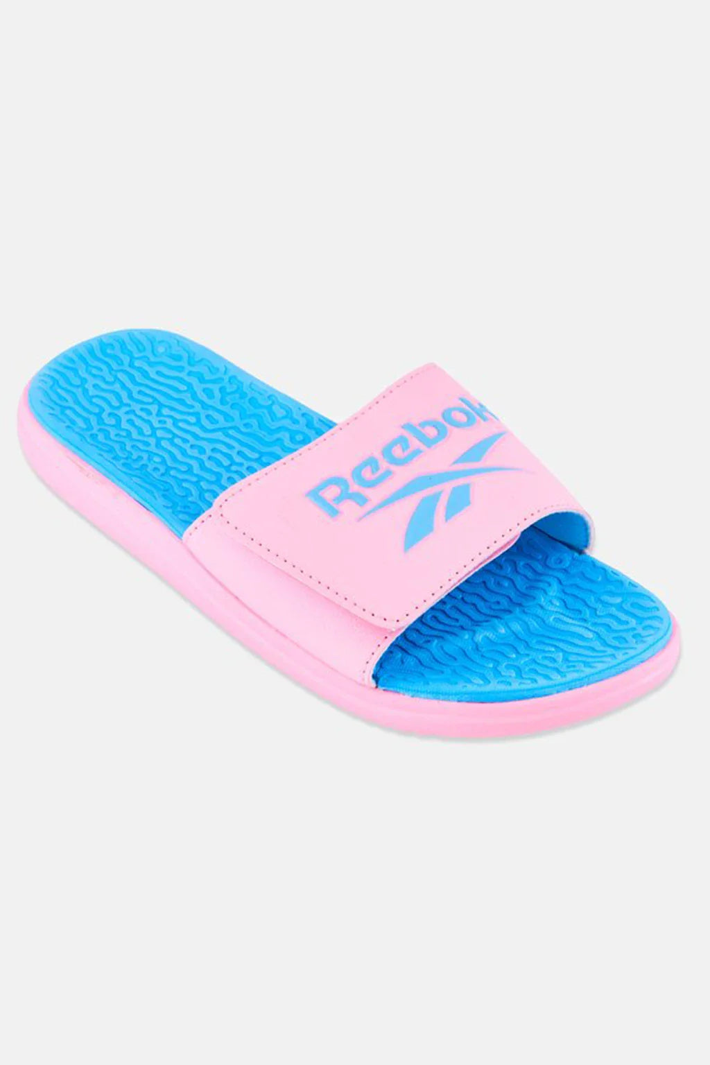 Reebok Kids Girl Brand Logo Pink Slipper 