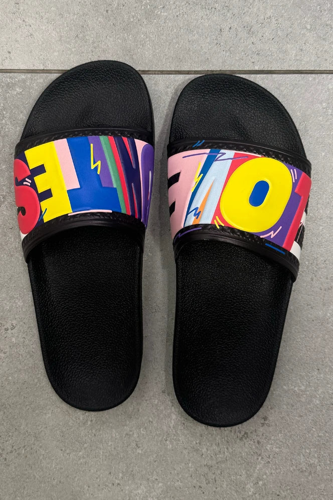 Adidas Love Unites MultiColor Slides