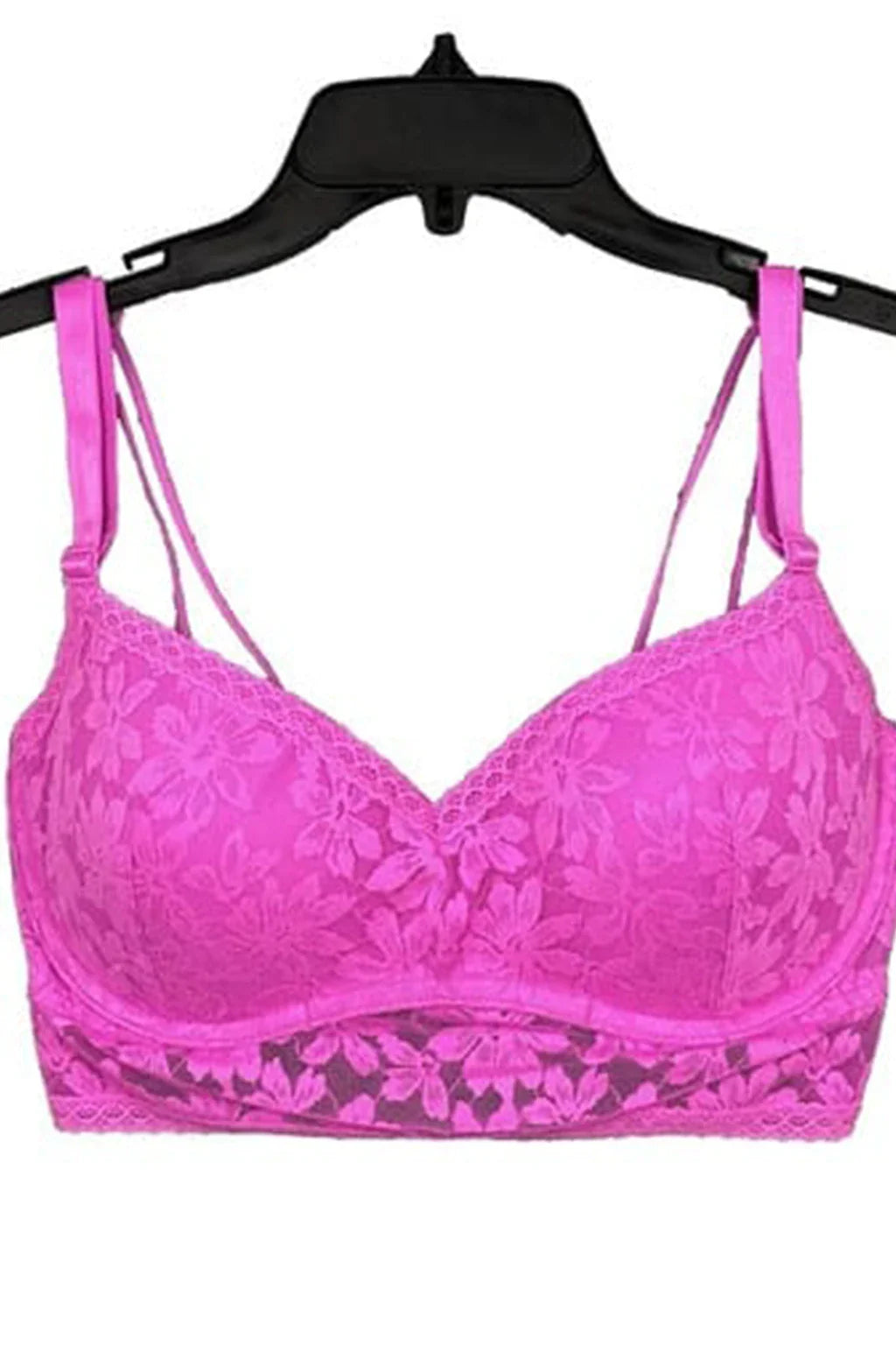 Victoria Secret Women Clear Pink LS Padded Comfortable Bra 