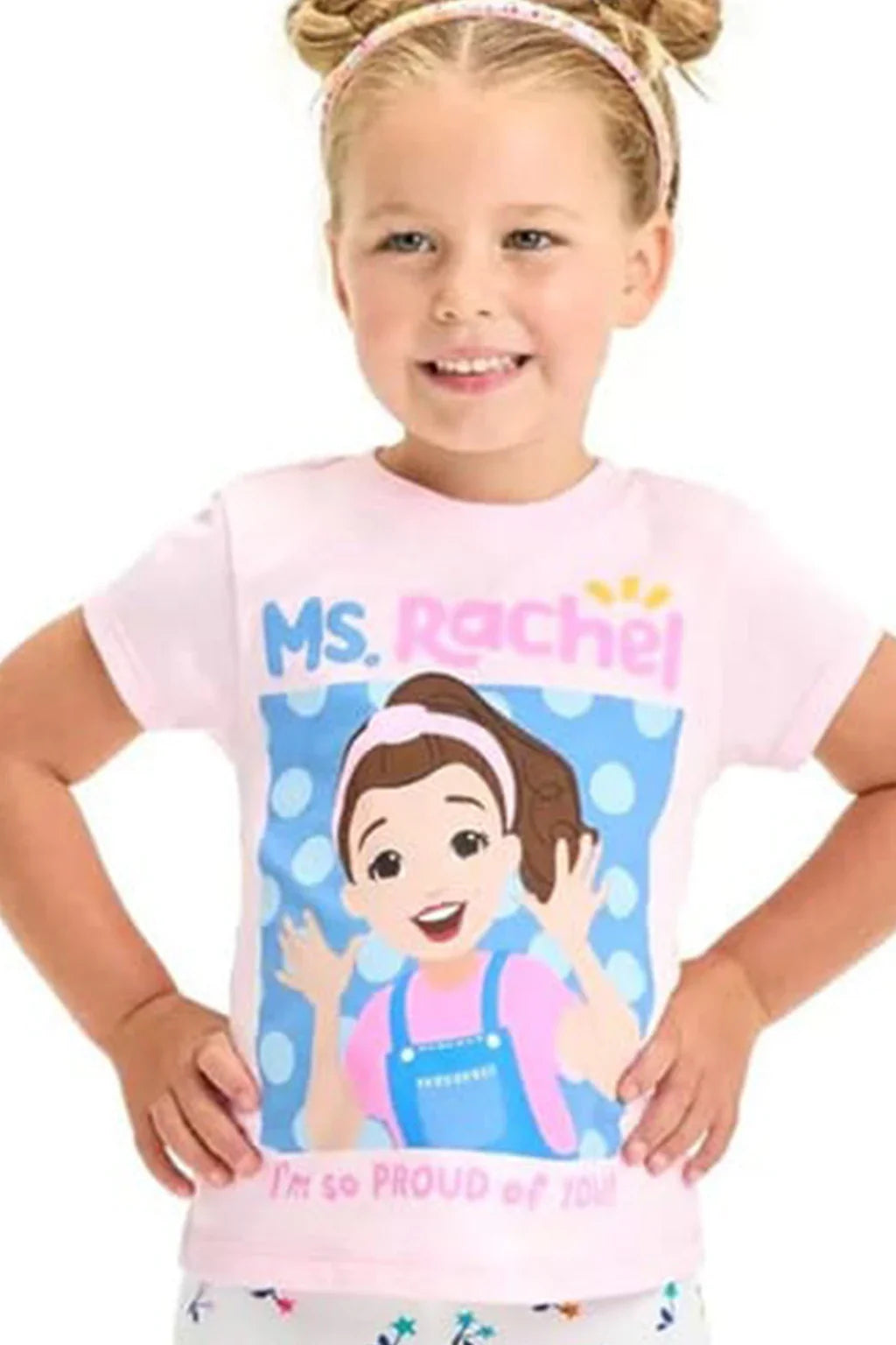 Ms Rachel Outfit Baby Girl Pattern T-Shirt