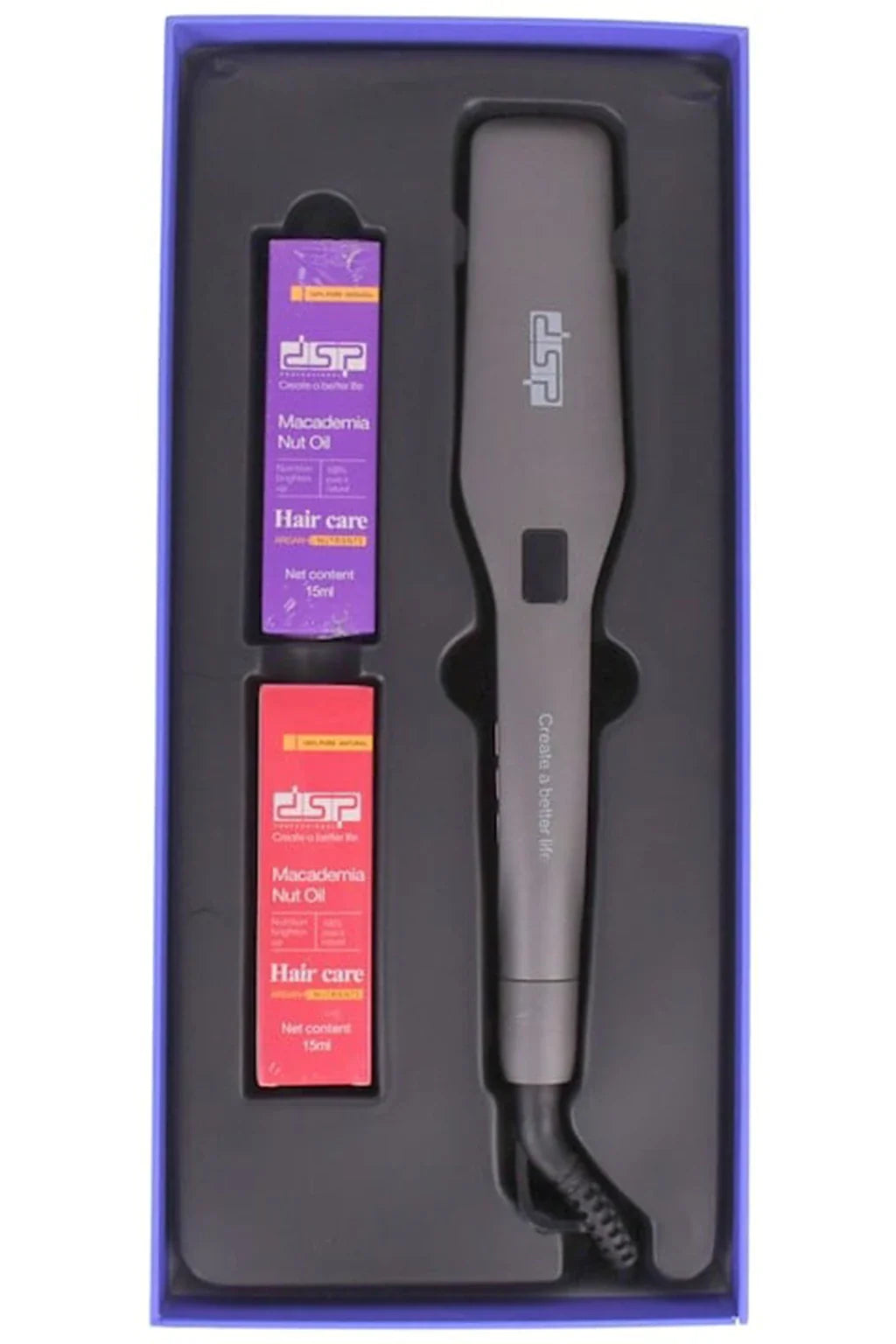 DSP 2in1 Hair Fluffer And Straightner
